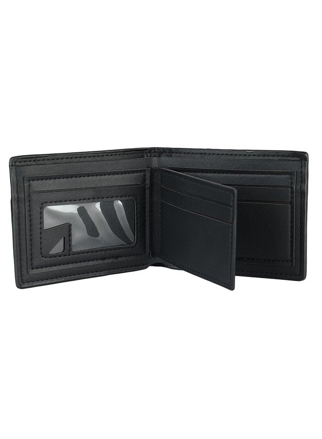 ZEVORA Men Travel, Trendy, Casual Black Leather Wallet (4 Card Slots) - Image 3